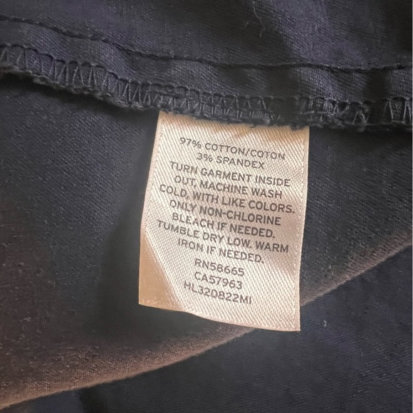 Hinge Designed in Seattle Utility Jacket XS Blue Four Pocket Drawstring - Picture 7 of 7